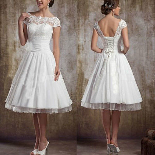 Short Wedding Dress,lace Wedding Dress,a-line Wedding Dress,bridal Gown