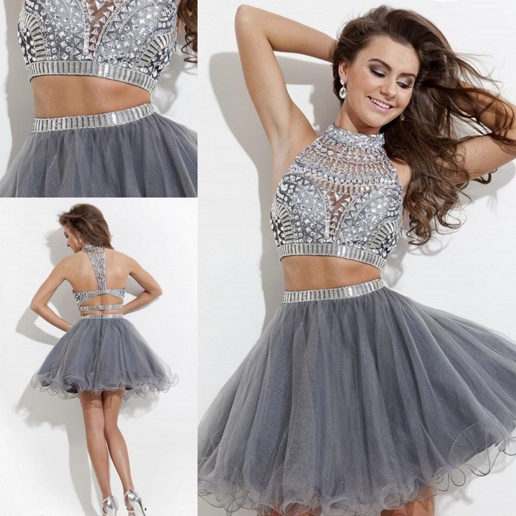 2 Piece Short Prom Dresses